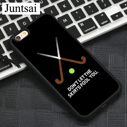 

Juntsai Field Hockey Full Protective Case For iPhone 6s Soft TPU Slim Back Cover For Apple iPhone 6 Case iPhone6s Coque