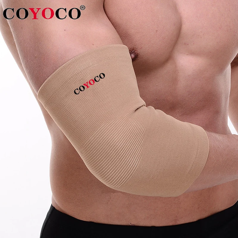 Elbow Pad Protect Support Knee Sleeve COYOCO Brand High Elastic Sports Outdoor Cycling Gym Elbow Guard Brace 1 Pcs