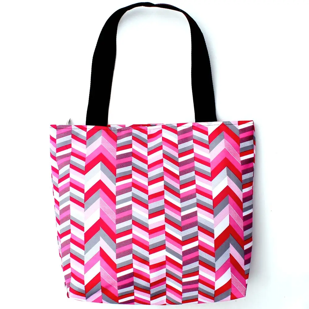 Повседневные винтажные волнистые полосатые сумочки с текстурой, женские сумки-мессенджеры, женская сумка-тоут, одежда в стиле ретро, женские сумки для отдыха, дорожные сумки на плечо - Цвет: Ярко-розовый