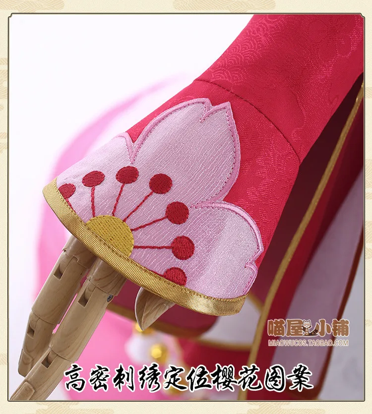 Tsubasa: резервуар Chronicle Sakura Hime Косплей Костюм Хэллоуин кимоно-Униформа s m l