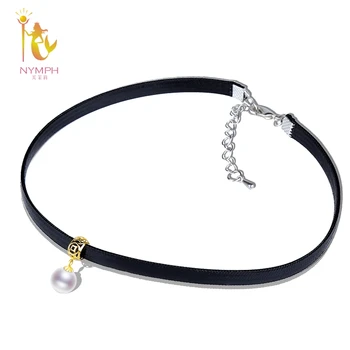 NYMPH 18k Gold Jewelry Necklace AU750 Pendant Natural Freshwater Pearl Choker Round Bead Classic Party Gift For Girl X239
NYMPH 18k Gold Jewelry Necklace AU750 Pendant Natural Freshwater Pearl Choker Round Bead Classic Party Gift For Girl X239