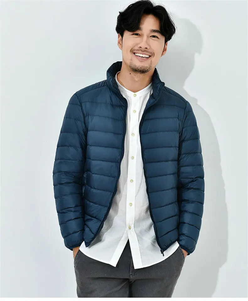 9Colors 90% white duck down jacket men winter ultralight thin male parka coat man brand clothing Muls High quality outwear MD701-10
