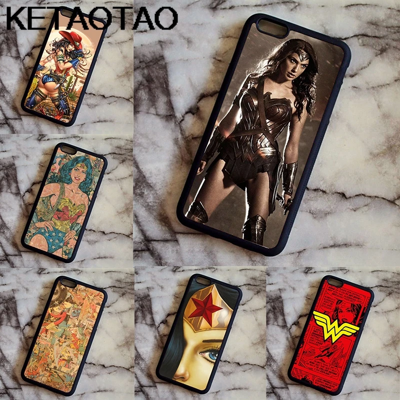 KETAOTAO Wonder Woman и чехлы для телефонов Samsung S3 4 5 6 7 8 9 Note Чехол Мягкий ТПУ резиновый