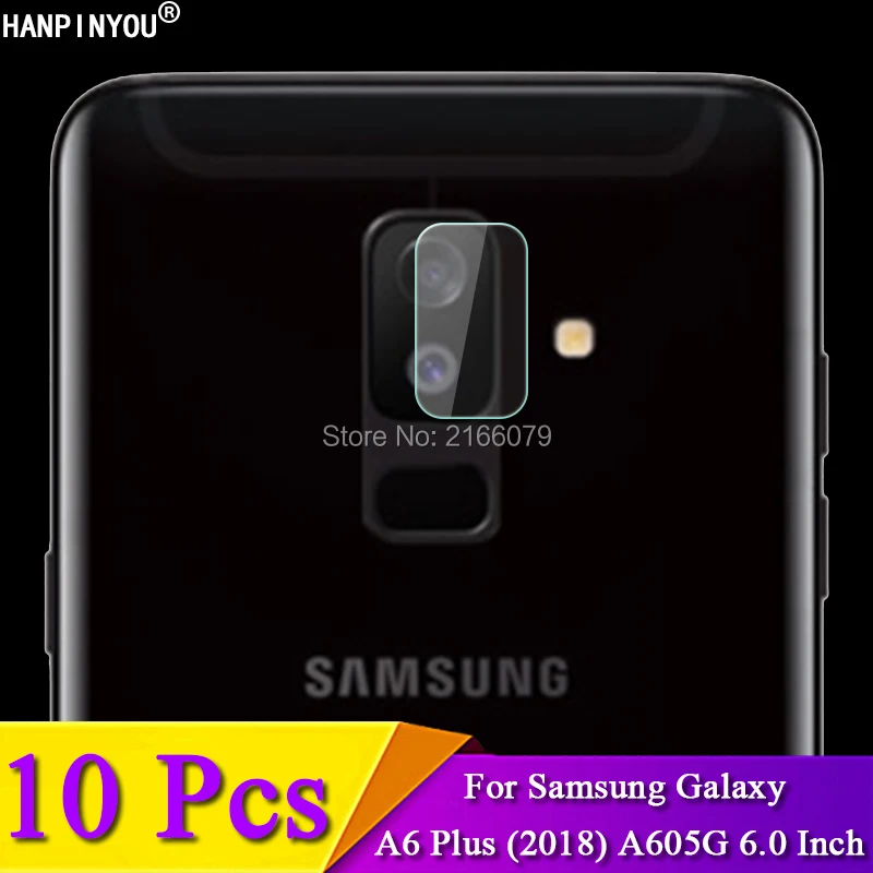 10 шт./партия для samsung Galaxy A6 Plus (2018) A605G задняя защита объектива камеры Защитная