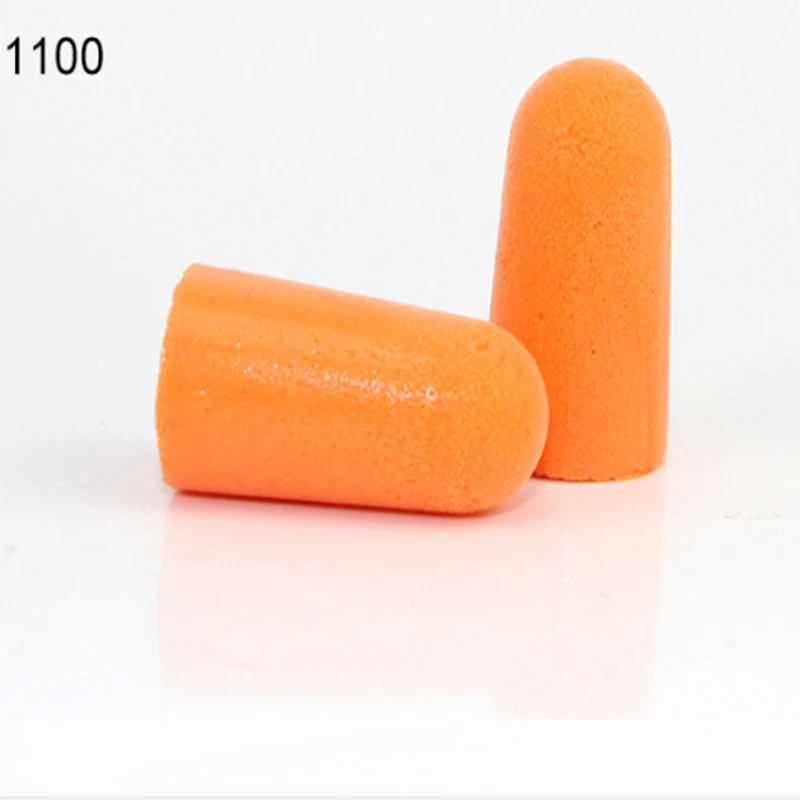 

100 pairs per lot promotion gifts noise reducing foam Ear Plug with no rope for fireworks viewing