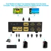 Interrupteur HDMI KVM à 2 ports, 4K @ 30Hz, commutateur KVM USB CKL avec Audio et 2 sorties HDMI, clé de moniteur de PC ► Photo 2/6