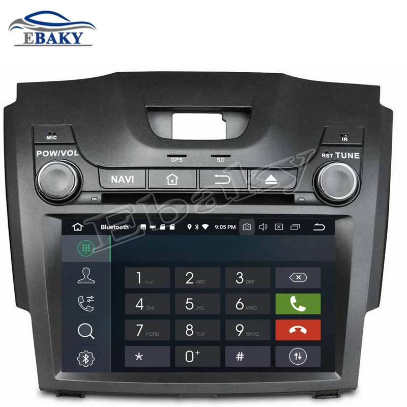 Excellent NaviTopia 8inch 4GB RAM 64GB ROM Octa Core Android 9.0 Car DVD Player For Chevrolet  S10/Isuzu D-Max 2013-2014 Radio Audio 17