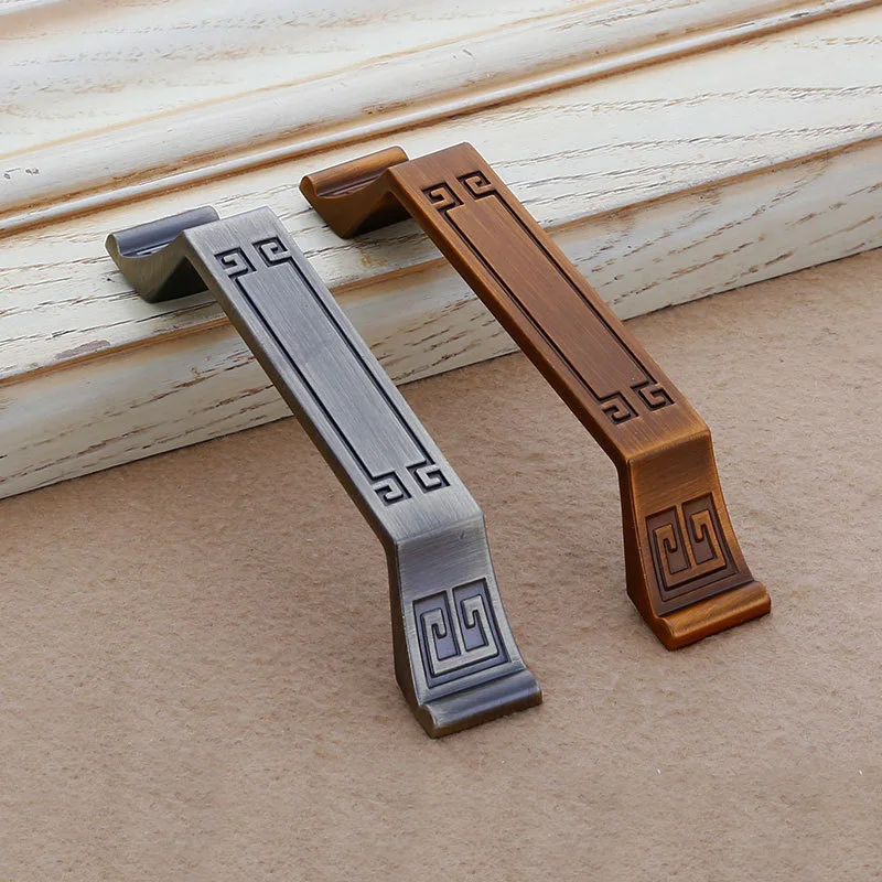 

Green Bronze Wardrobe Drawer Handle Antique Wardrobe Cabinet Door Handle Furniture Hardware Bedside Cabinet Locker Door Knob