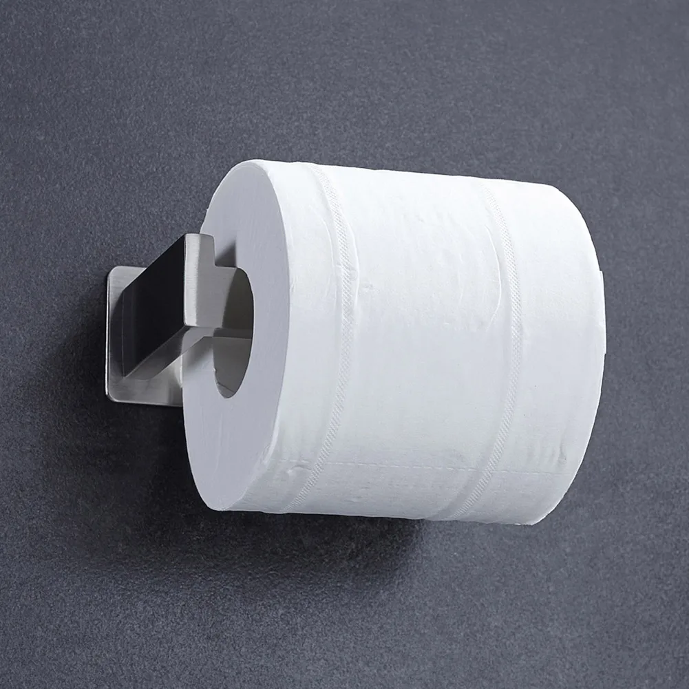 Горячая продажа самоклеящийся держатель для туалетной бумаги из нержавеющей стали органайзер для ванной комнаты стойка TY