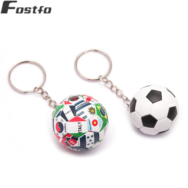 Creative Fashionable Unique 2018 Russia World Cup 3D Football Whistle Key Chain Handbag Chain Perfect Decoration