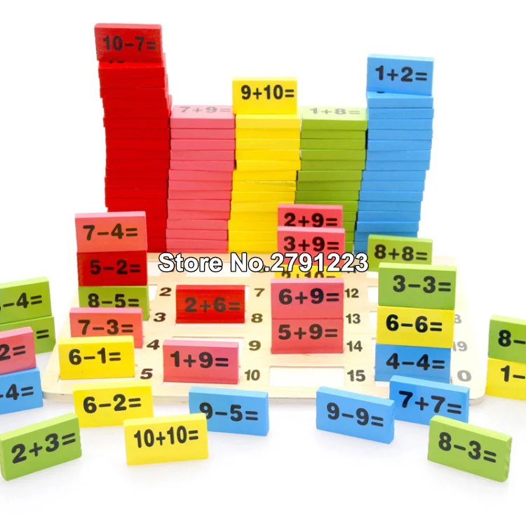 

2018 New Arrivals Math Toys 110 Pcs Mathematics Block Toy Children Educational Math Learning Cognitive Match Development