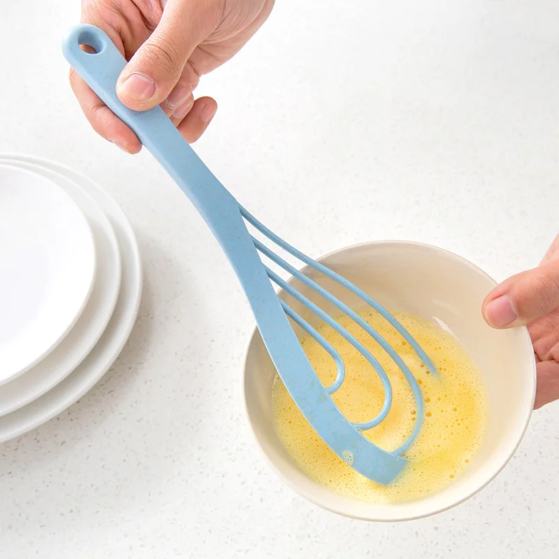 

WHISM Nonstick Wheat Straw Turners Pot Shovel Cooking Spatula Fried Shovel Frying Pan Turner Egg Stirring Kitchen Tools