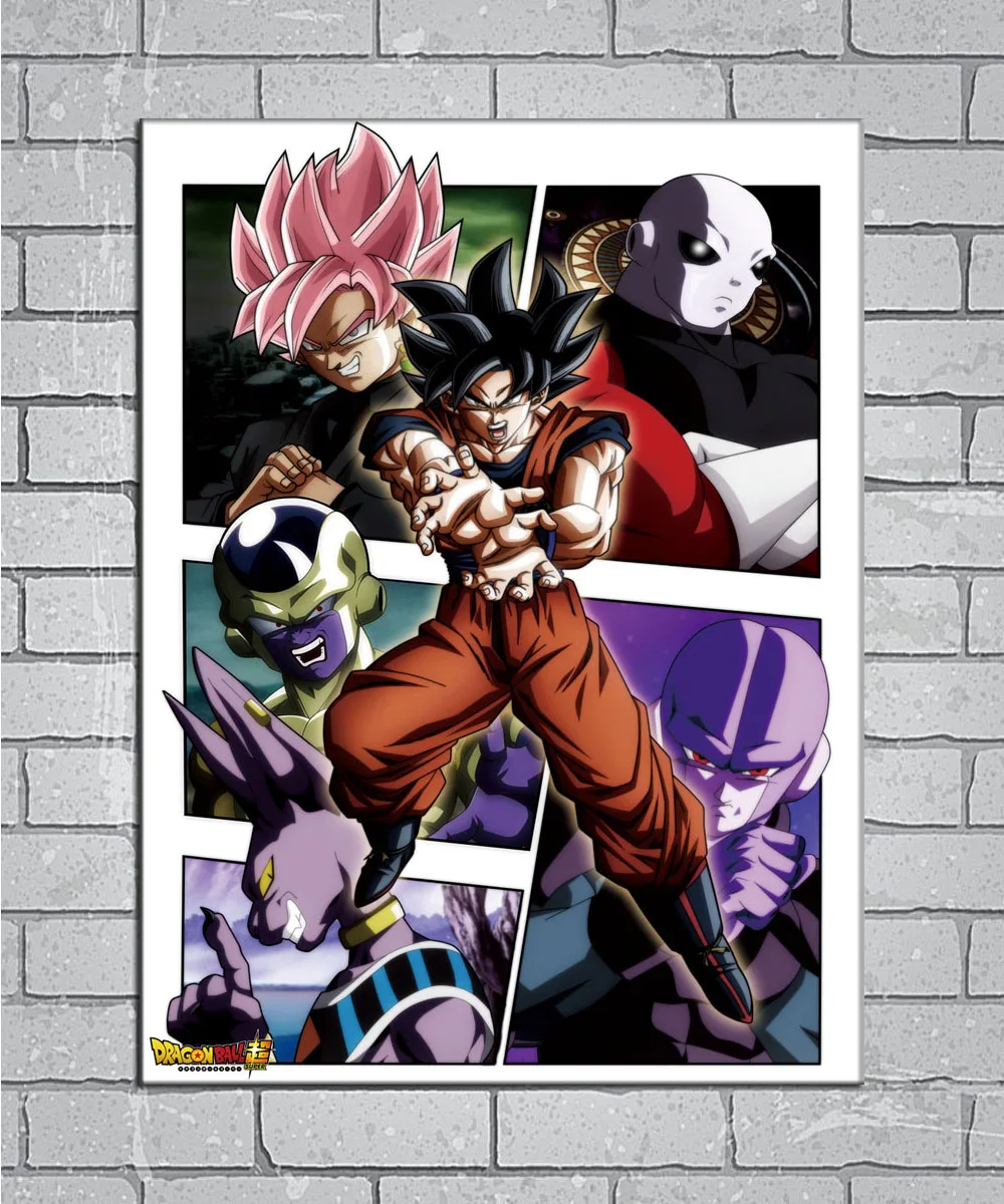

Dragon Ball Super Goku Villains Black Beerus Hit Light Canvas Custom Poster 24x36 27x40 inch Home Decor N399