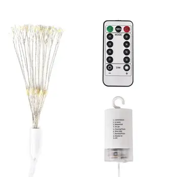 

DIY 150LED Fairy String Light Battery Operated Starburst Holiday Home Decor Dandelion Lantern