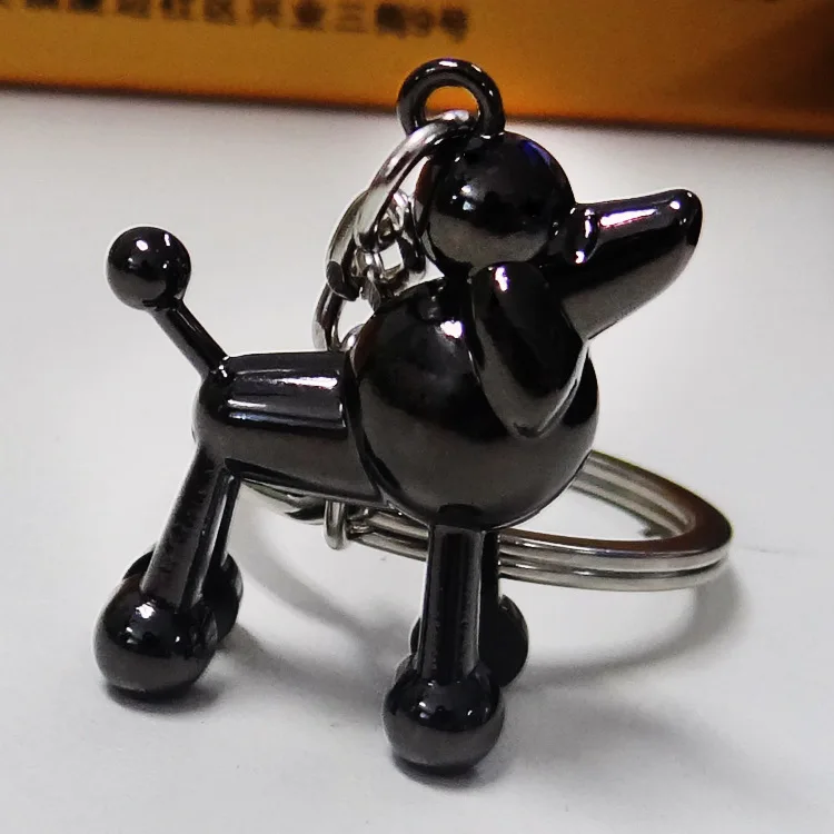 3D брелок с пуделем милый брелок для ключей для женщин щенок собака брелок держатель для ключей креативный брелок