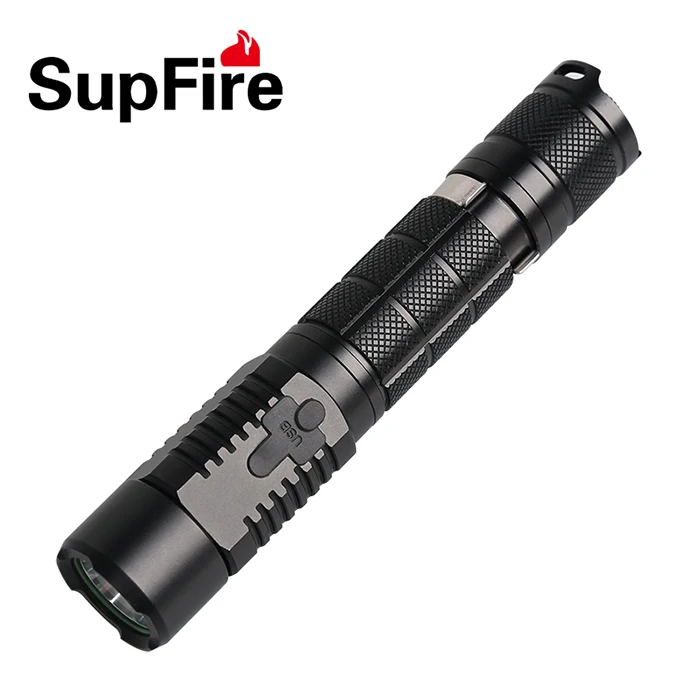 Новый Умный Supfire A3 Cree XM L2 1100lm 5 Режим USB светодиодный фонарик на 18650 Аккумулятор для