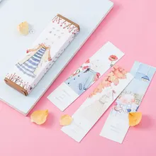 30 шт./кор. мультфильм Мисс Кот бумага book Книга Держатель сообщения карты кавайные канцелярские школьные принадлежности papelaria подарки для детей