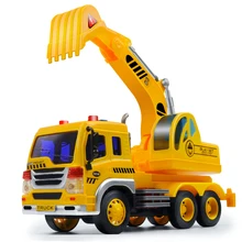 

1/16 Inertial Car Engineering Vehicle Truck Kid's Educational Preschool Toys Gift with Music Lights Xmas Gifts