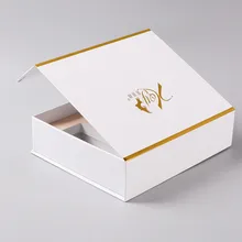 Изготовленные на заказ коробки подарок в форме книги упаковывая, UV защищенная коробка бумага для принтера CMYK упаковывая с пеной- PX10529