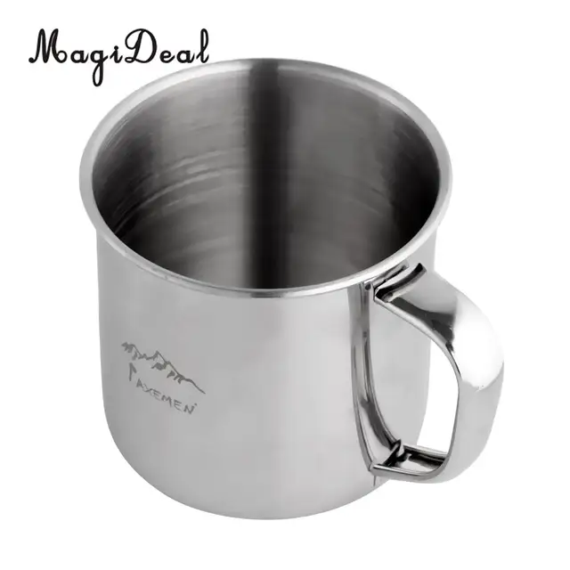 magideal portable 178ml 250 ml stainless steel coffee mug milk tea