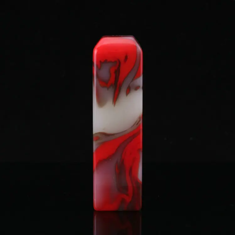 Chinese handcarved Chicken Bloodstone Square Seal Natural Jade Wordless seal