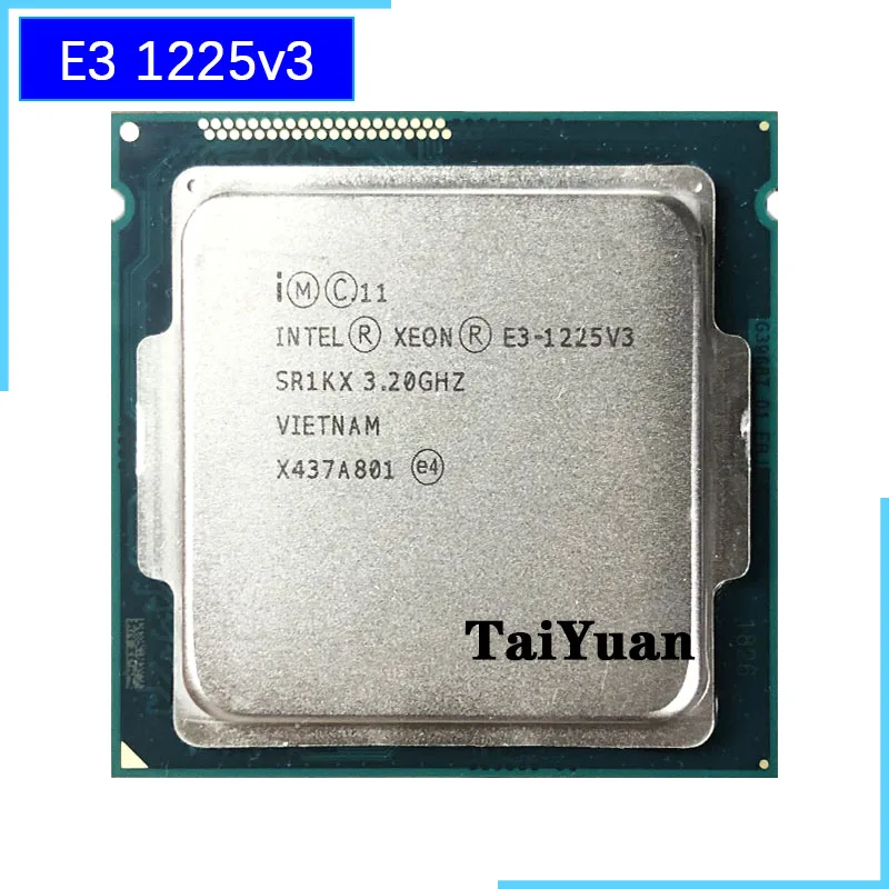 Четырехъядерный процессор Intel Xeon E3-1225 v3 E3 1225v3 1225 3 2 ГГц с четырехъядерным