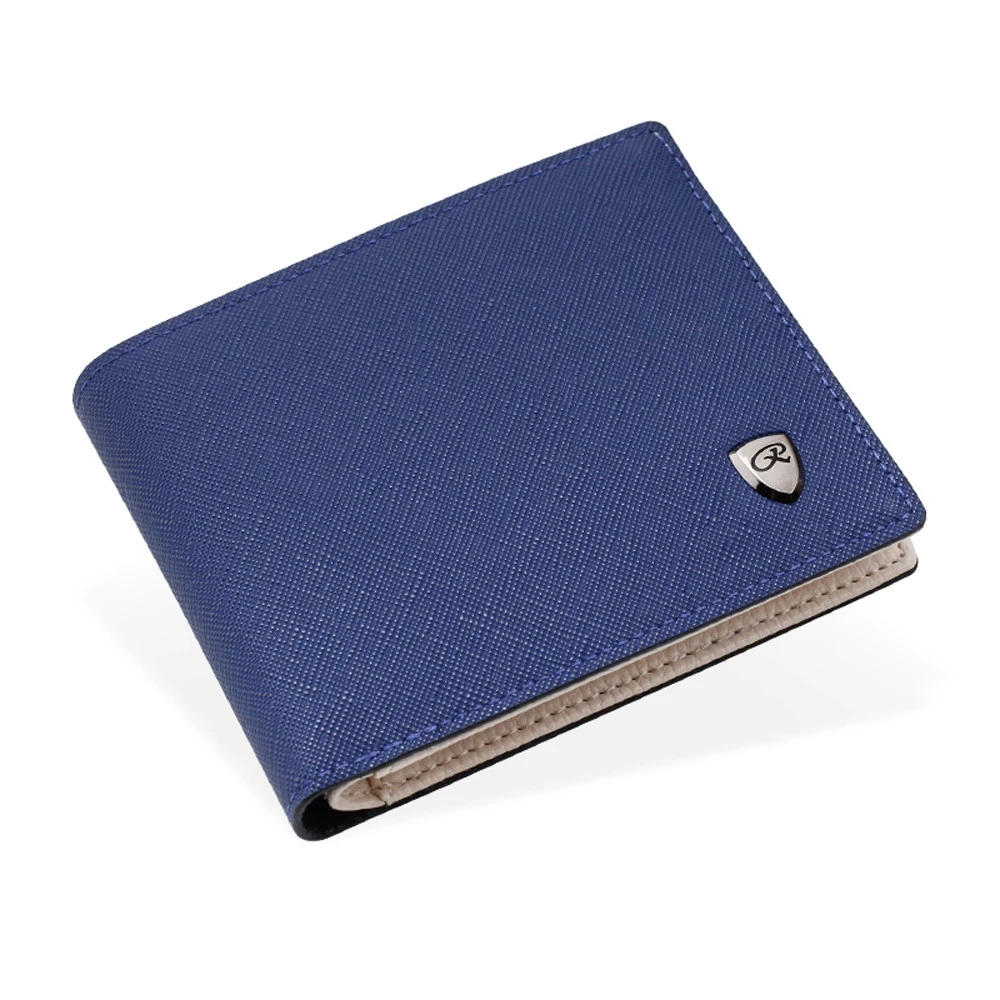 

CONEED 2019 Hot Men Fashion Solid Color Cross Pattern Open Multi Card Position Wallet 19MAR20