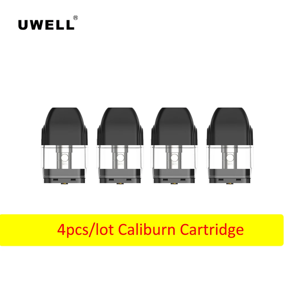 

In Stock!Original 4Pcs/lot UWELL Caliburn Pod Cartridge 2ml Vape Atomizer for For Uwell Caliburn Kit Vape Cartridge Vape Pod