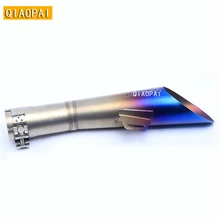 New modified motorcycle exhaust pipe YZF R6 moto muffler clamp 52mm motorcycle exhaust system escape outlet pipe sound accessory