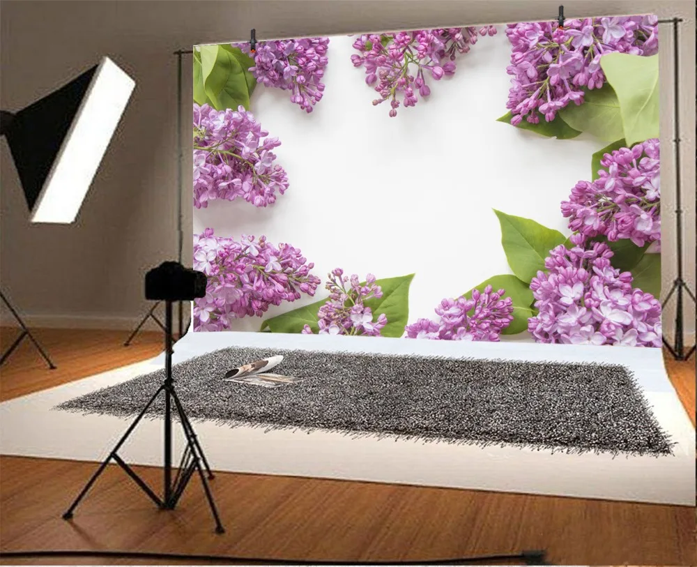 Laeacco Blooming Flowers Baby Newborn Photography Backgrounds Customized Photographic Backdrops For Photo Studio