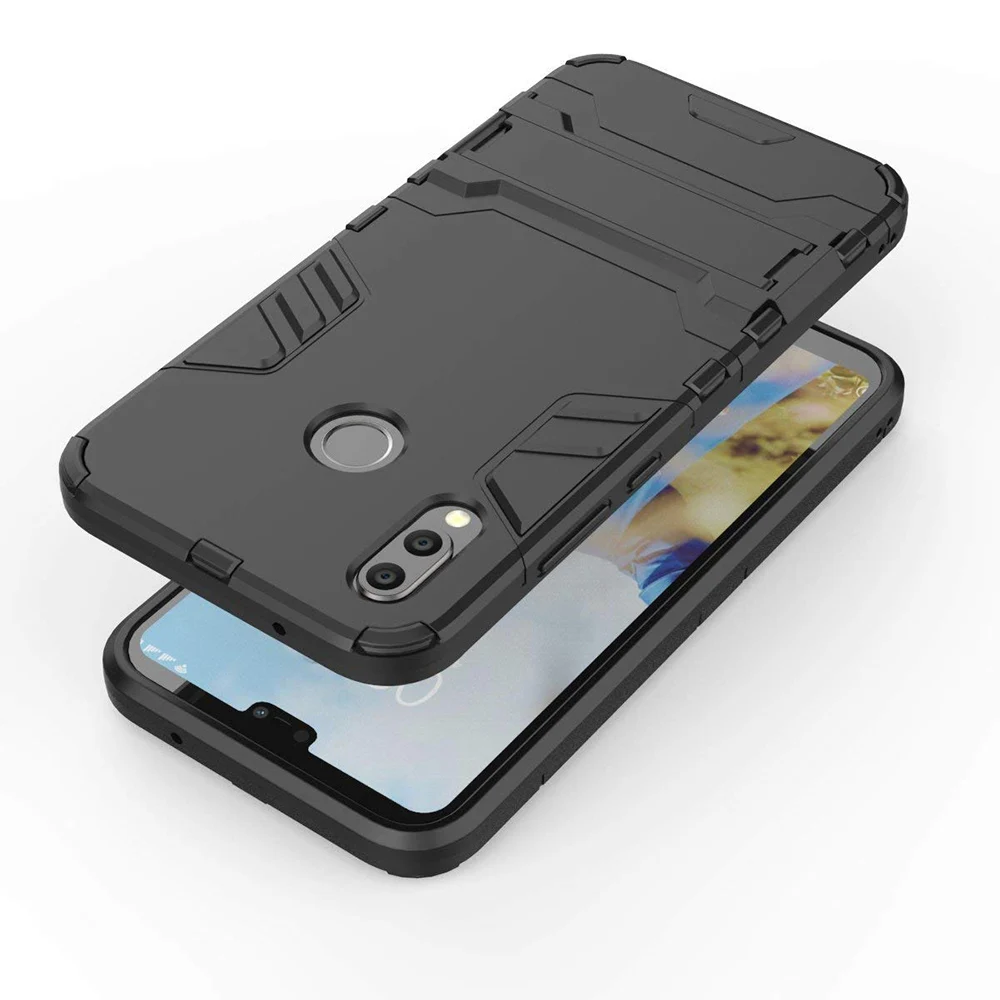 Hsmeilleur-For-Huawei-P20-Lite-Case-Dual-Layer-Hybrid-Armor-TPU-Bumper-PC-Cover-Kickstand-For-Huawei-P20-Pro-Nova-3-Honor-10-8X (8)