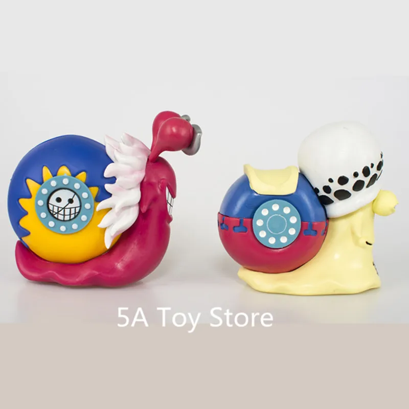 Аниме one piece Doflamingo Trafalgar Law Luffy Ace Den Mushi Phone ПВХ фигурка Коллекционная модель игрушки куклы