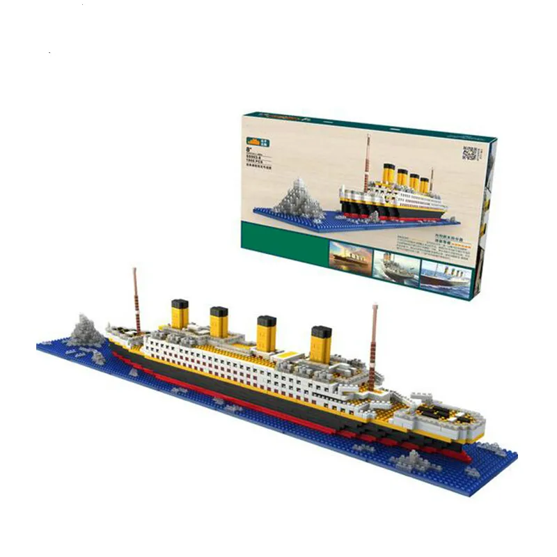 

Titanic Blocks Diamond Building Blocks DIY Assemblage Model Mini Bricks Romantic Present Gift for Friend and Family