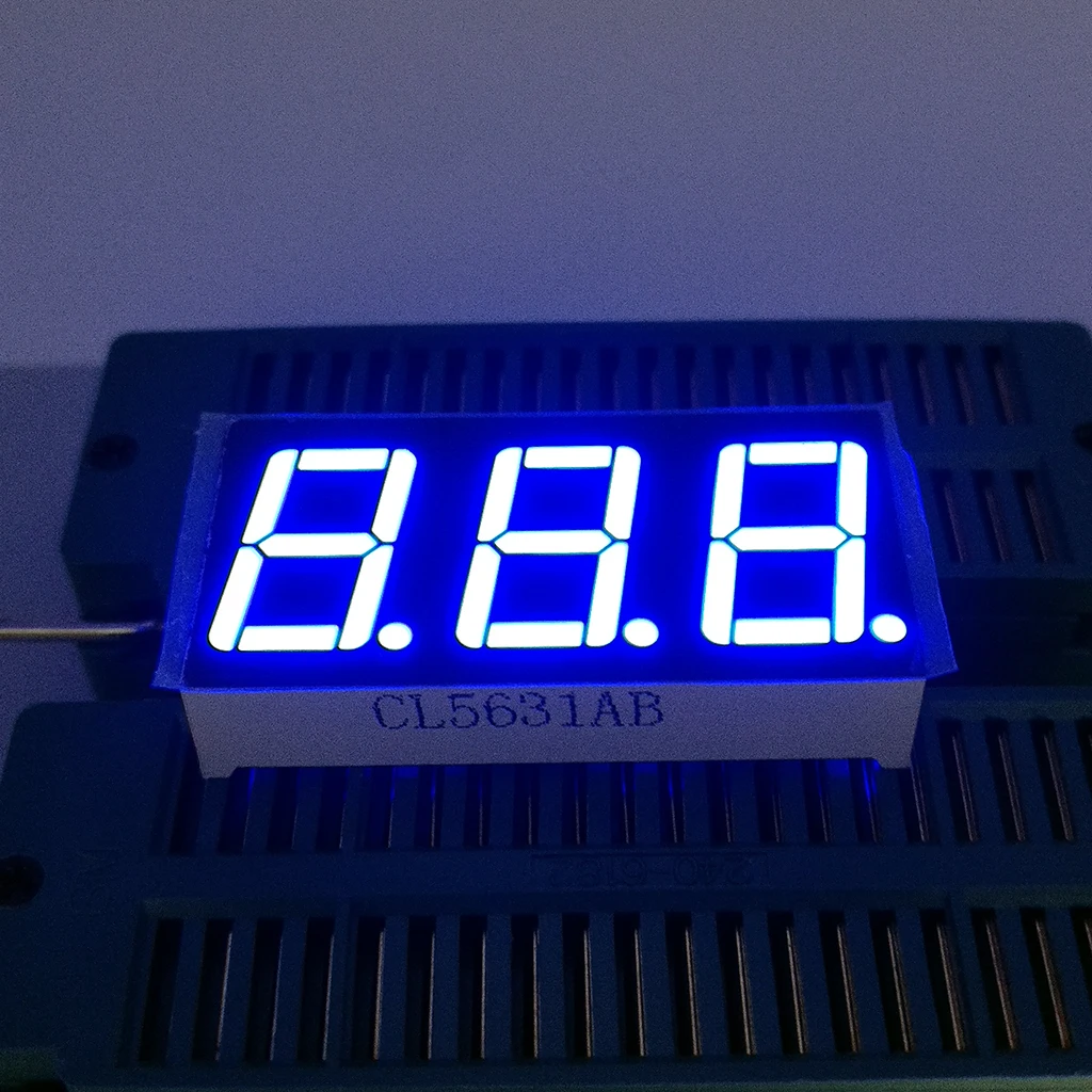 10 шт. Новый и оригинальный 3 битный 0 56 дюймовый цифровой трубчатый светодиодный