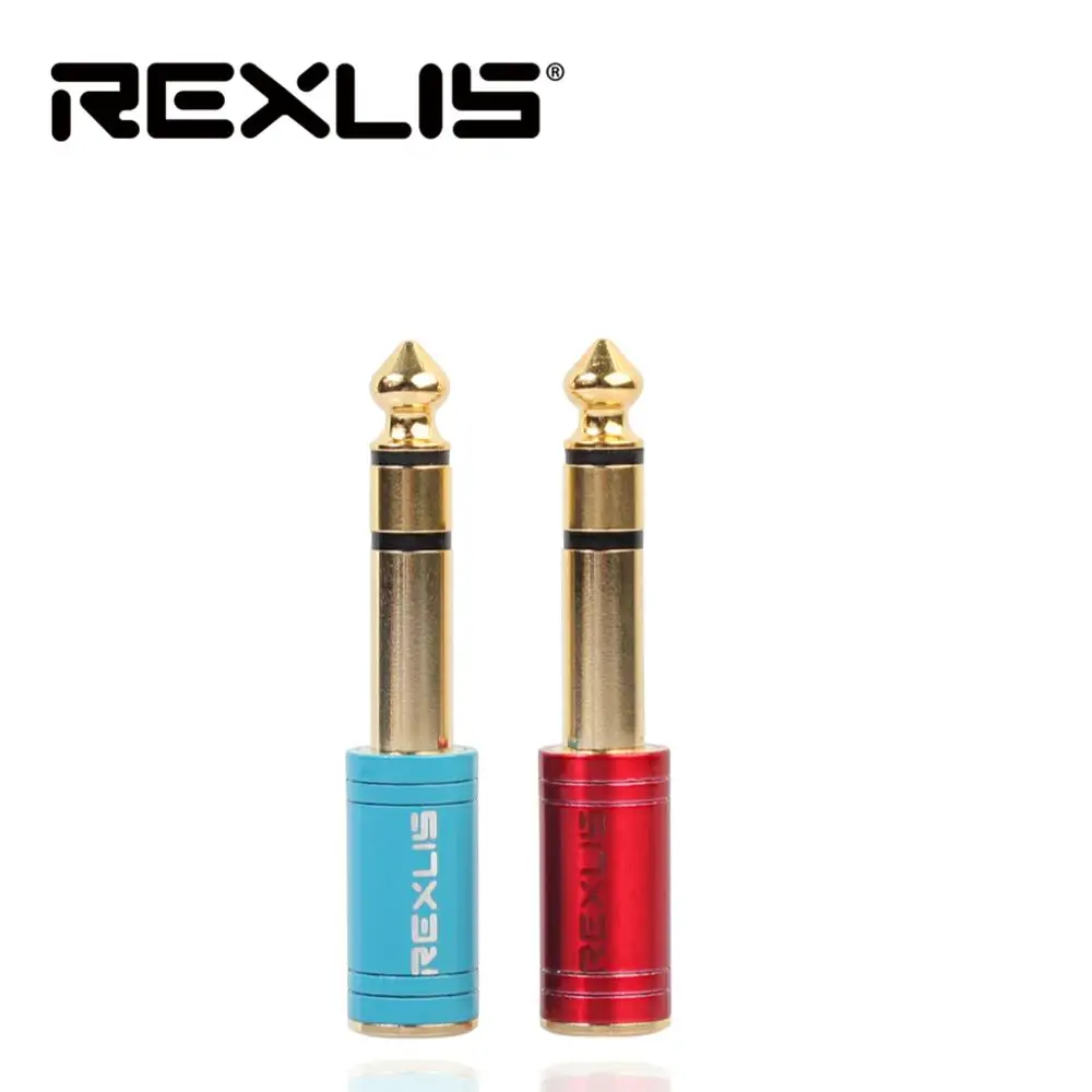 REXLIS 6 35 мм 1/4 &quotМужской до 3 5 1/8&quot Женский аудио адаптер Jack стерео конвертер для