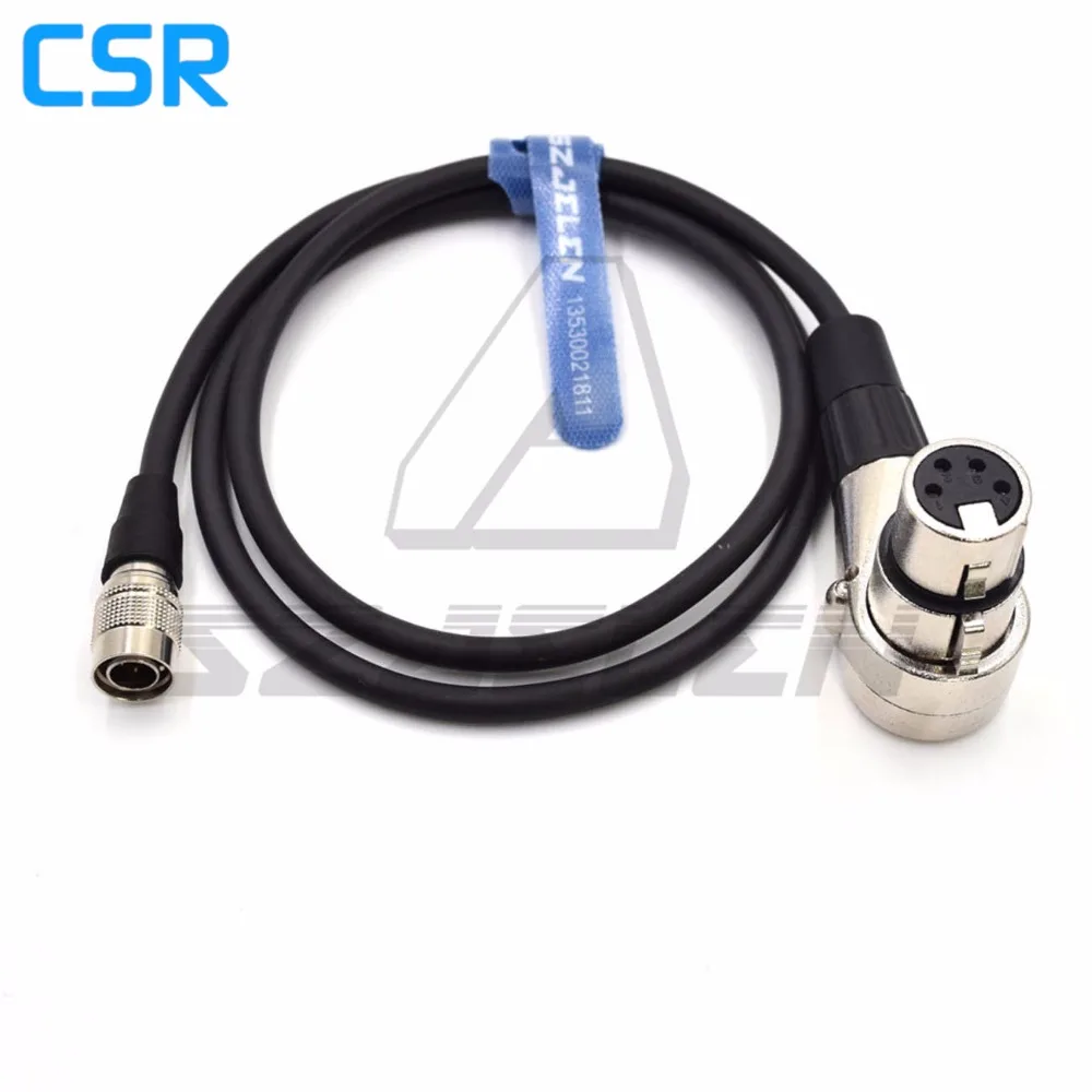 Sony/Arri Amira Fotocamera Hirose 4 Pin 12 V Potenza Di Uscita Xlr Pin Per Panasonic/Tvlogic 075/170A Monitor Cavo Di Alimentazione