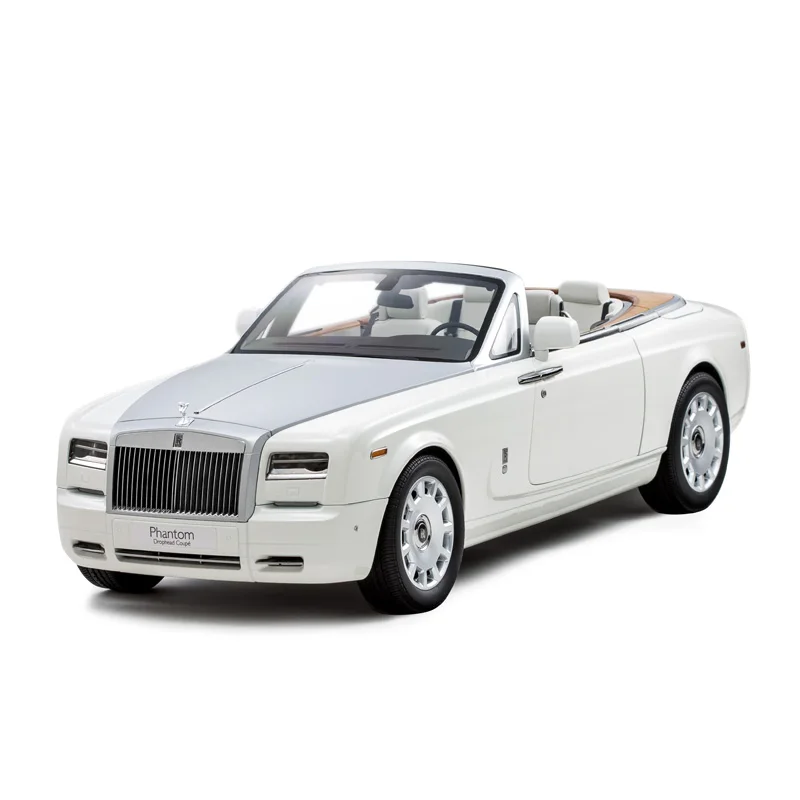 1:12 Diecast модель Rolls-Royce Phantom Для Игрушечная машина из сплава миниатюрная коллекция подарок для детей мальчиков коллектор