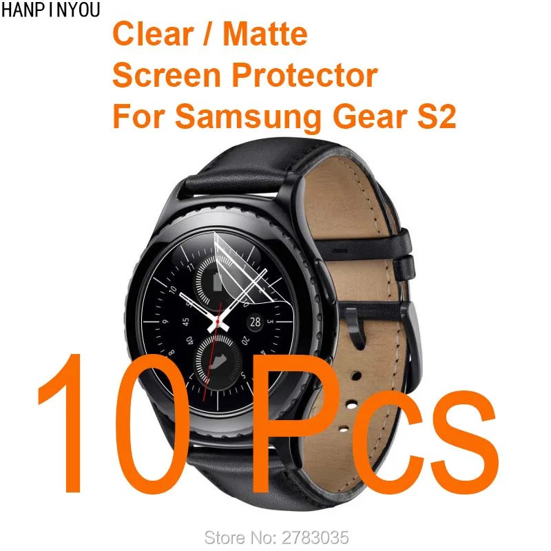 10 Pcs/Lot For Samsung Gear S2 Classic Clear Glossy/Anti Glare Matte