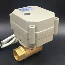 AC/DC9V, 12 V, 24 V 2-Way Латунь DN8 BSP 1/4 ''нормально открытый/закрытый клапан TF8-B2-C ВКЛ/ВЫКЛ 5 сек металлическая Шестерня CE