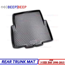 Для BMW 3 серии E46 1998-2005 коврик для багажника автомобиля задний внутренний сетка для предметов лоток на коврике арабских цифр стайлинга автомобилей украшения аксессуары для интерьера