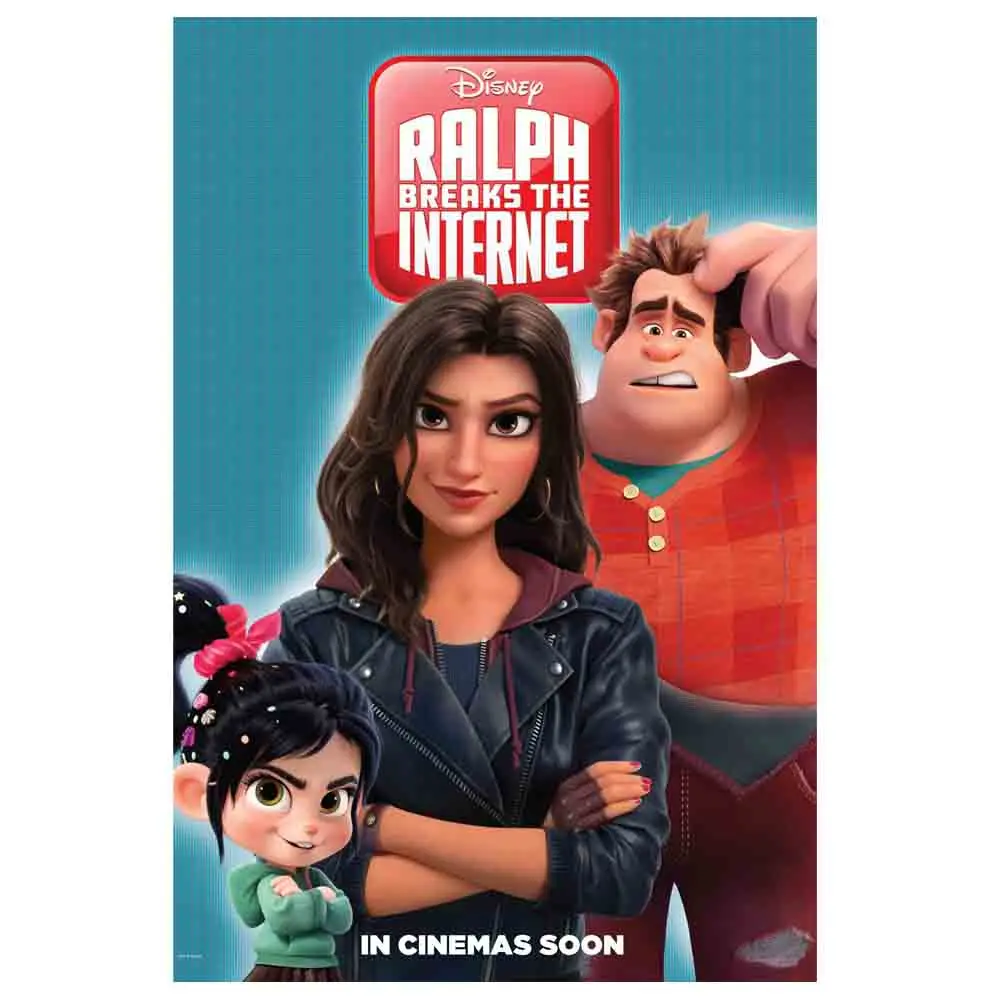 

Ralph Breaks the Internet Anime Movie 2018 Art Silk Fabric Poster Print 24x36 36*48 inch Wall Picture Home Room Decoration