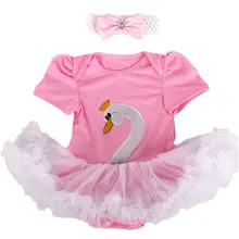 Для маленьких девочек одежда с кружевом и сеточкой 2 шт./компл. Комбинезон розовый короткий рукав платье-пачка для малышек детский праздничный костюм комплекты одежды для малышей