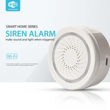 YobangSecurity приложение Remote Управление Wi-Fi Беспроводной Siren мигающий Строб Сирена Compatiab с Alexa эхо Google дома