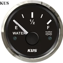 KUS 52 мм Датчик уровня воды с разумным 240-33 Ом черный лицемер для Универсальный автомобильный Прицеп Лодка яхты