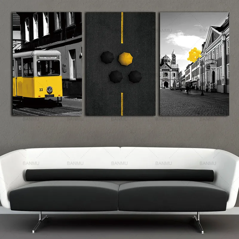 

Wall Art Picture Canvas Painting Beautiful House Landscape Posters and Prints Home Paintings No Frame