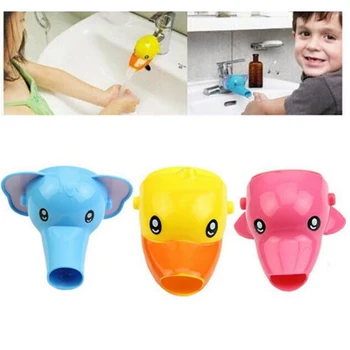 

1 pcs Happy Fun Animals Faucet Extender Baby Tubs Kids Hand Washing Bathroom Sink Gift Fashion and Convenient