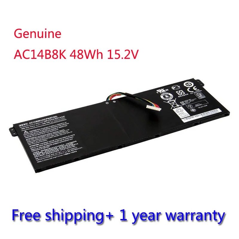 Аккумулятор 7XINbox 48 Вт/ч 15 2 в AC14B8K для Acer Aspire E3-111 E3-721 E5-771 ES1-311 ES1-711 C810 C910 R7-371T |