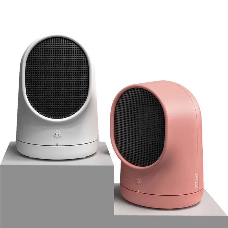 

500W Portable Mini Space Electric Ceramic Heater Personal Heater Fan For Home Office Indoor Use