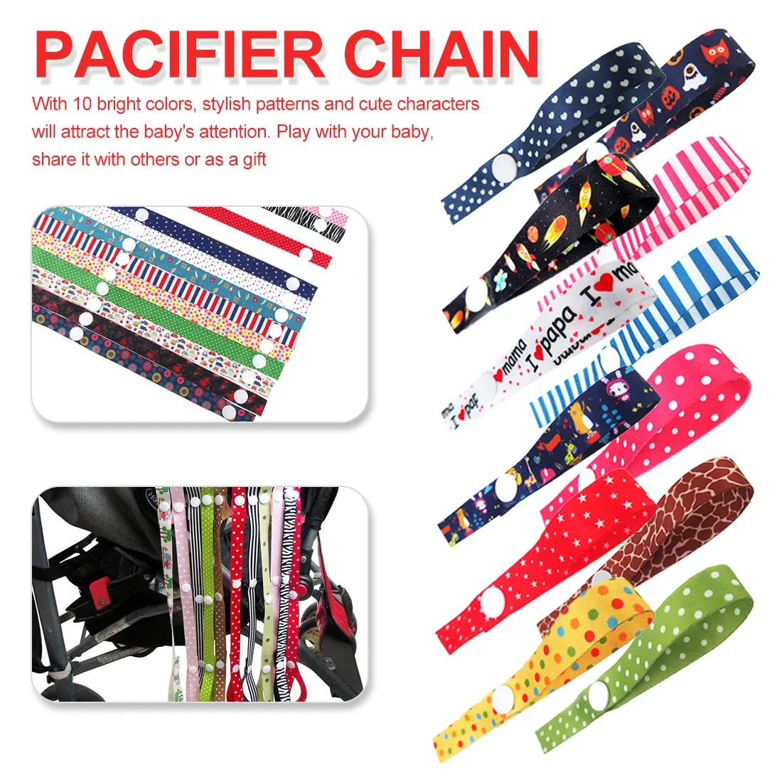 

Baby Dummy Pacifier Holder Clip Nursing Teether Dummy Clip Nipple Holder For Nipples Children Pacifier Clip Soother Holder