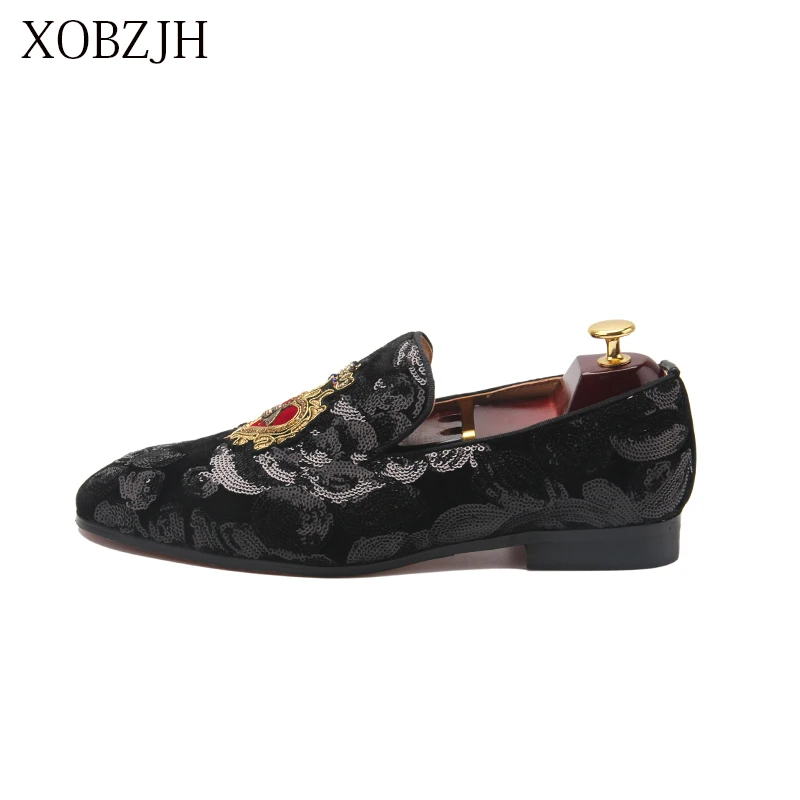 

Italian Men Shoes 2019 Men Luxury Leather Loafers Summer Wedding Prom Formal Dress Loafers High Quality Slip On Big Size Shoes